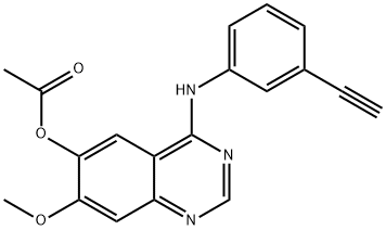 4-((3-ethynylphenyl)amino)-7-methoxyquinazolin-6-yl acetate