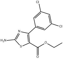 ETHYL 2-AMINO-3,5-DICHLOROPHENYL THIAZOLE-5-CARBOXYLATE