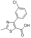 2-METHYL-4-(3-CHLORO)PHENYL THIAZOLE-5-CARBOXYLIC ACID