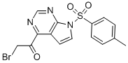 2-BROMO-1-(7-[(4-METHYLPHENYL)SULFONYL]-7H-PYRROLO[2,3-D]PYRIMIDIN-4-YL)ETHANONE