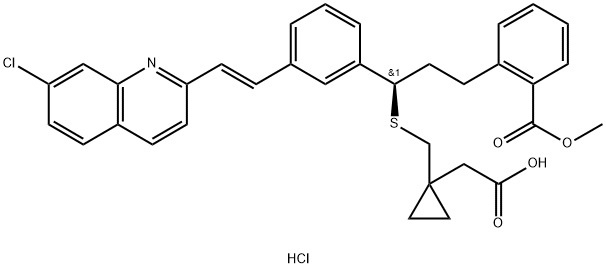 2||-||-Des(1-hydroxy-1-Methylethyl)-2||-||-Methycarboxy Montelukast Hydrochloride