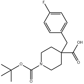 1-BOC-4-(4-氟苄基)-4-哌啶甲酸