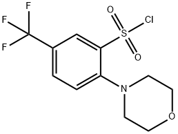 2-morpholino-5-(trifluoromethyl)benzenesulfonyl chloride