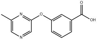 3-[(6-Methylpyrazin-2-yl)oxy]benzoic acid