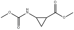 Cyclopropanecarboxylic  acid,  2-[(methoxycarbonyl)amino]-,  methyl  ester