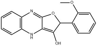 Furo[2,?3-?b]?quinoxalin-?3-?ol, 2,?4-?dihydro-?2-?(2-?methoxyphenyl)?- (9CI)
