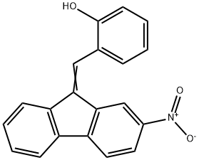 2-[(2-Nitro-9H-fluorene-9-ylidene)methyl]phenol