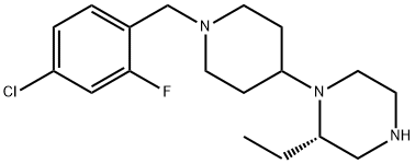 (2S)-1-[1-[(4-氯-2-氟苯基)甲基]-4-哌啶基]-2-乙基哌嗪