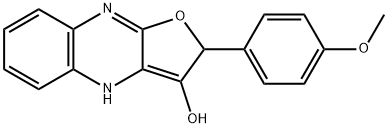 Furo[2,?3-?b]?quinoxalin-?3-?ol, 2,?4-?dihydro-?2-?(4-?methoxyphenyl)?- (9CI)