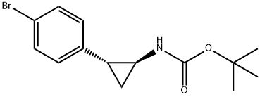(±)-trans-O-tert-butyl-N-(2-(4-bromophenyl)cyclopropyl)carbamate