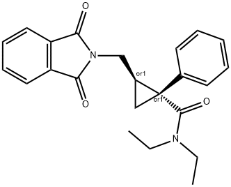 (1R,2R)-rel-2-[(1,3-Dihydro-1,3-dioxo-2H-isoindol-2-yl)methyl]-N,N-diethyl-1-phenyl-cyclopropanecarboxamide