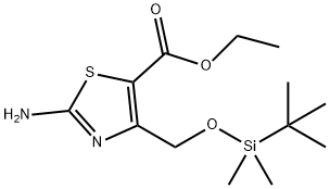 乙基 2-氨基-4-(((叔-丁基二甲基甲硅烷基)氧代)甲基)噻唑-5-甲酸基酯