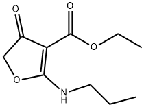 3-Furancarboxylic  acid,  4,5-dihydro-4-oxo-2-(propylamino)-,  ethyl  ester