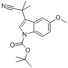 1H-Indole-1-carboxylic acid, 3-(1-cyano-1-methylethyl)-5-methoxy-, 1,1-dimethylethyl ester