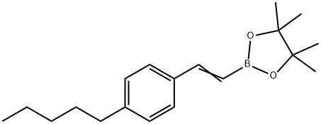 2-[2-(4-戊基苯基)乙烯基]-4,4,5,5-四甲基-1,3,2-二氧杂环戊硼烷