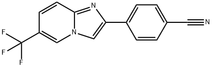 4-[6-(Trifluoromethyl)imidazo-[1,2-a]pyridin-2-yl]benzonitrile