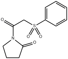 1-(phenylsulfonylacetyl)pyrrolidin-2-one