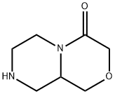 Pyrazino[2,1-c][1,4]oxazin-4(3H)-one,  hexahydro-