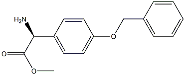 Methyl (2S)-2-amino-2-(4-benzyloxyphenyl)acetate