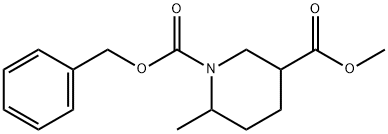 1-benzyl 3-Methyl 6-Methylpiperidine-1,3-dicarboxylate