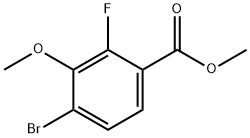 4-Bromo-2-fluoro-3-methoxy-benzoic acid methyl ester