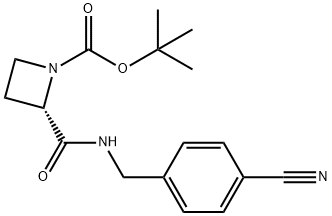 N-Boc-N’-(4-cyanobenzyl)-2-L-azetidinecarboxamide