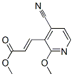 2-Propenoic  acid,  3-(4-cyano-2-methoxy-3-pyridinyl)-,  methyl  ester,  (2E)-