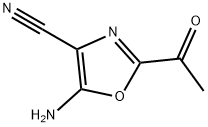 4-?Oxazolecarbonitrile, 2-?acetyl-?5-?amino- (9CI)
