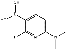 2-fluoro-6-(methylamino)pyridin-3-ylboronic acid