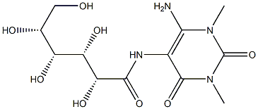 Gluconamide,  N-(6-amino-1,2,3,4-tetrahydro-1,3-dimethyl-2,4-dioxo-5-pyrimidinyl)-,  D-  (6CI)