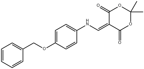 5-((4-(benzyloxy)phenylaMino)Methylene)-2,2-diMethyl-1,3-dioxane-4,6-dione
