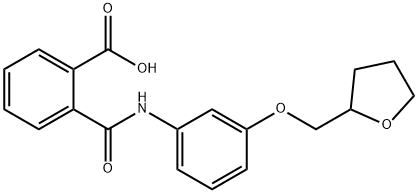 2-{[3-(TETRAHYDRO-2-FURANYLMETHOXY)ANILINO]-CARBONYL}BENZOIC ACID