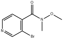 3-Bromo-N-methyl-N-(methyloxy)-4-pyridinecarboxamide