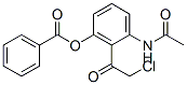 Acetamide,  N-[3-(benzoyloxy)-2-(chloroacetyl)phenyl]-  (9CI)