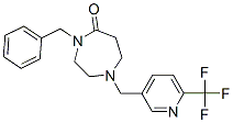 4-BENZYL-1-([6-(TRIFLUOROMETHYL)PYRIDIN-3-YL]METHYL)-1,4-DIAZEPAN-5-ONE