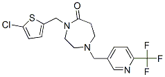 4-[(5-CHLORO-2-THIENYL)METHYL]-1-([6-(TRIFLUOROMETHYL)PYRIDIN-3-YL]METHYL)-1,4-DIAZEPAN-5-ONE