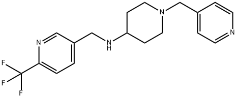 1-(PYRIDIN-4-YLMETHYL)-N-([6-(TRIFLUOROMETHYL)PYRIDIN-3-YL]METHYL)PIPERIDIN-4-AMINE