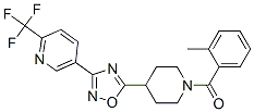 5-(5-[1-(2-METHYLBENZOYL)PIPERIDIN-4-YL]-1,2,4-OXADIAZOL-3-YL)-2-(TRIFLUOROMETHYL)PYRIDINE