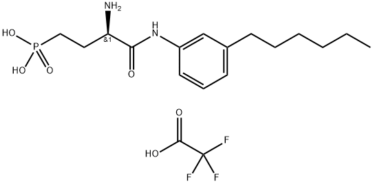 [(3R)-3-氨基-4-[(3-己基苯基)氨基]-4-氧代丁基]-膦酸单(三氟乙酸盐)