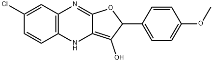 Furo[2,?3-?b]?quinoxalin-?3-?ol, 7-?chloro-?2,?4-?dihydro-?2-?(4-?methoxyphenyl)?- (9CI)