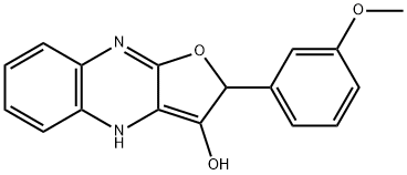 Furo[2,?3-?b]?quinoxalin-?3-?ol, 2,?4-?dihydro-?2-?(3-?methoxyphenyl)?- (9CI)