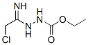 Hydrazinecarboxylic  acid,  2-(2-chloro-1-iminoethyl)-,  ethyl  ester  (9CI)