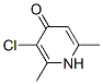 4(1H)-Pyridinone,  3-chloro-2,6-dimethyl-