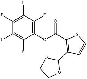 Pentafluorophenyl 3-(1,3-dioxolan-2-yl)thiophene-2-carboxylate
