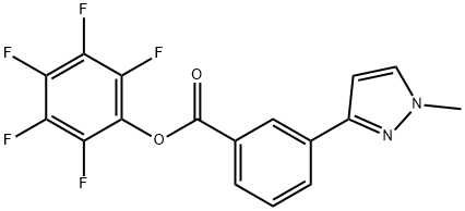 pentafluorophenyl 3-(1-methyl-1h-pyrazol-3-yl)benzoate