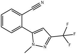 2-(1-甲基-3-(三氟甲基)-1H-吡唑-5-基)苯甲腈