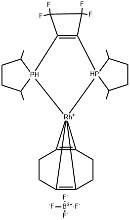 1,2-双[(2R,5R)-2,5-二甲基磷]-3,3,4,4-四氟-1-环丁烯(1,5-环辛二烯)四氟硼酸铑(I)
