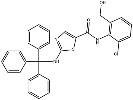 N-[2-Chloro-6-(hydroxyMethyl)phenyl]-2-[(triphenylMethyl)aMino]-5-thiazolecarboxaMide