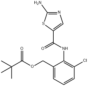 2,2-DiMethyl-propanoic Acid [2-[[(2-AMino-5-thiazolyl)carbonyl]aMino]-3-chlorophenyl]Methyl Ester