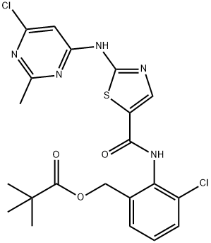 DES-6-[4-(2-HYDROXYETHYL)-1-PIPERAZINYL]-6-CHLORO-O-PIVALATE DASATINIB